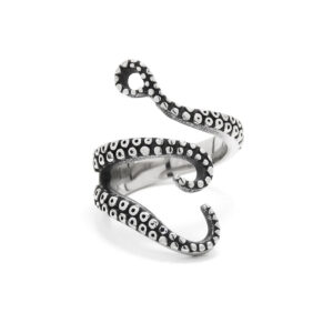 ANEL DARK TENTÁCULOS AÇO TAM 20