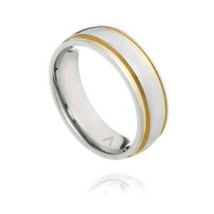 ALIANÇA BASIC ABAULADA FILETE